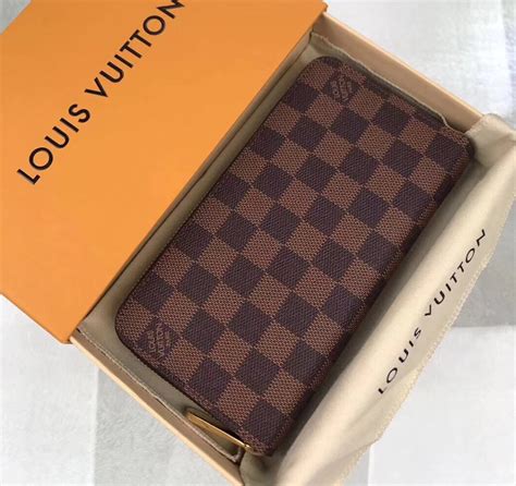 louis vuitton damier wallet zippy|authentic louis vuitton damier wallet.